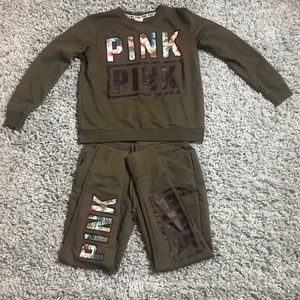 Pink Victoria’s Secret Matching Set